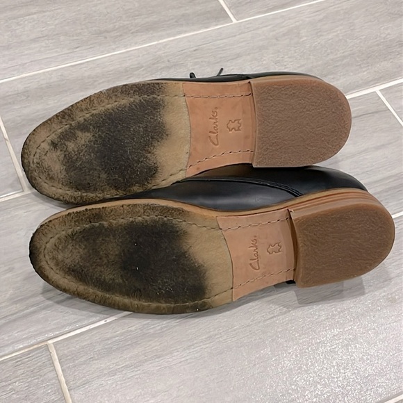 Clarks Atticus Lace Oxford, Black Leather, Men’s US Size 8.5 - Picture 8 of 8